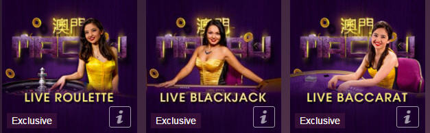 William Hill Macau Live Casino Games