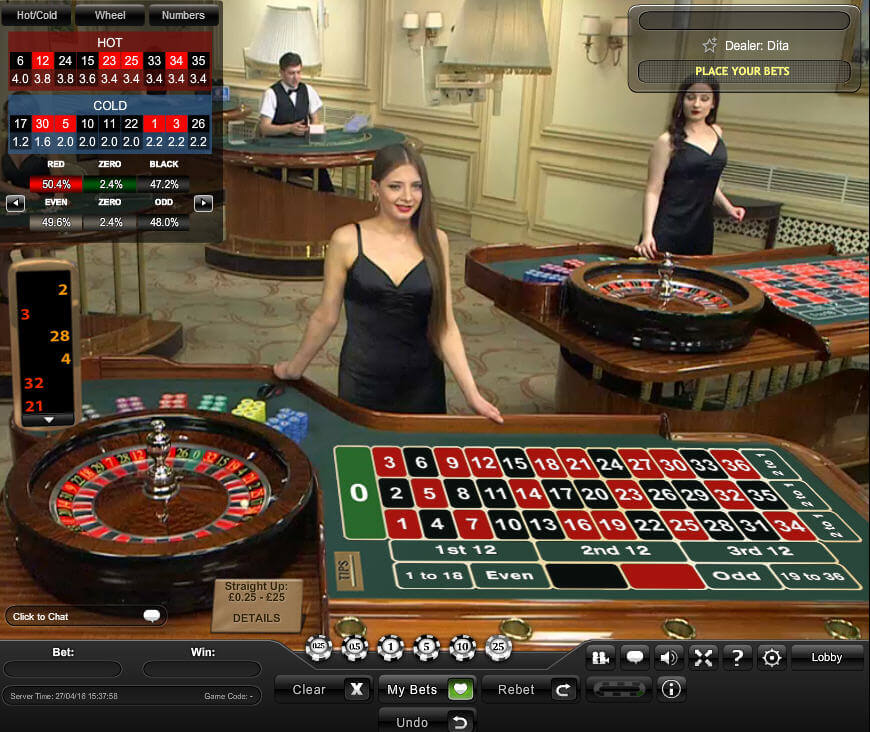 Online Live Roulette Casino