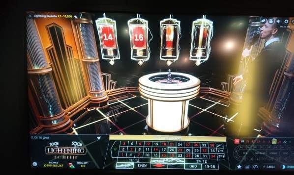Lightning Roulette Preview Lightning Roulette table
