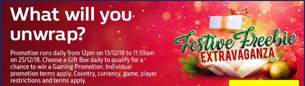 William Hill Christmas Promotion