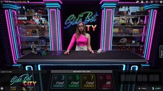 Покерный стол Side Bet City