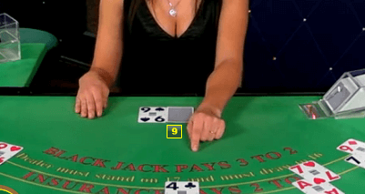 blackjack table