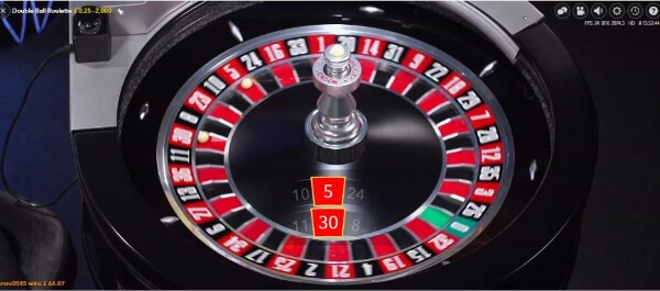 Live Double Ball Рулетка выигрышных номеров