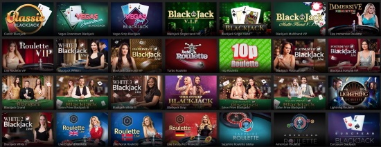 Regent Live Casino games