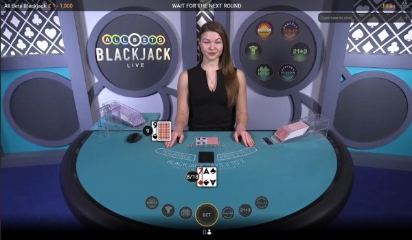 all bets blackjack live table