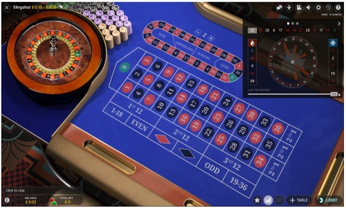 roulette table